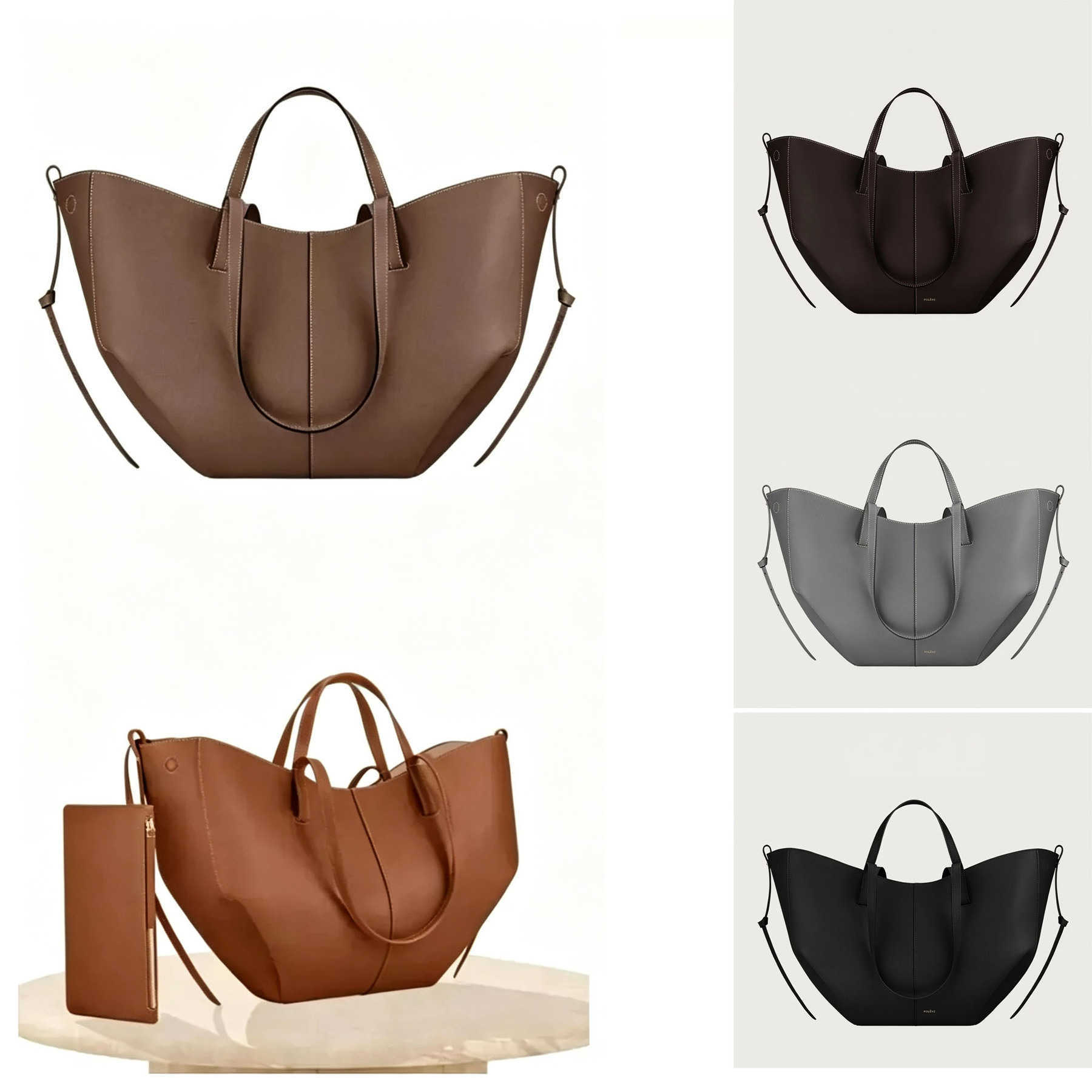 Sacs de créateurs Le Cyme Mini Tonca Texturé Duo Camel Numero Un Nano Ma Sac fourre-tout de grande capacité pour femme Sac à bandoulière Lady Sac