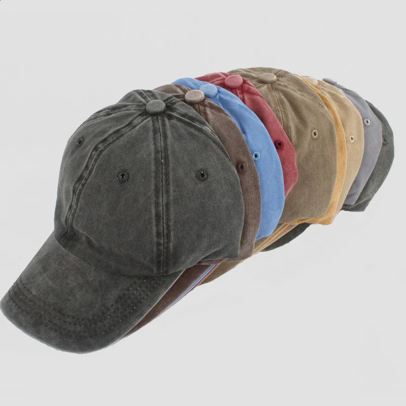 Vintage Washed Cotton Baseball Cap Parent Kids Sun Hats For Boy Girl Spring Summer snapbacks Baby Hat 260918