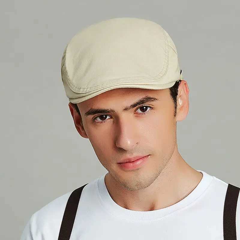 Summer Berets 2022 Spring and Cotton Back Wear Ivy Hat for Lady Big Head Man Newsboy Cap Plus Size Beret 55-58cm 59-61cm N260919