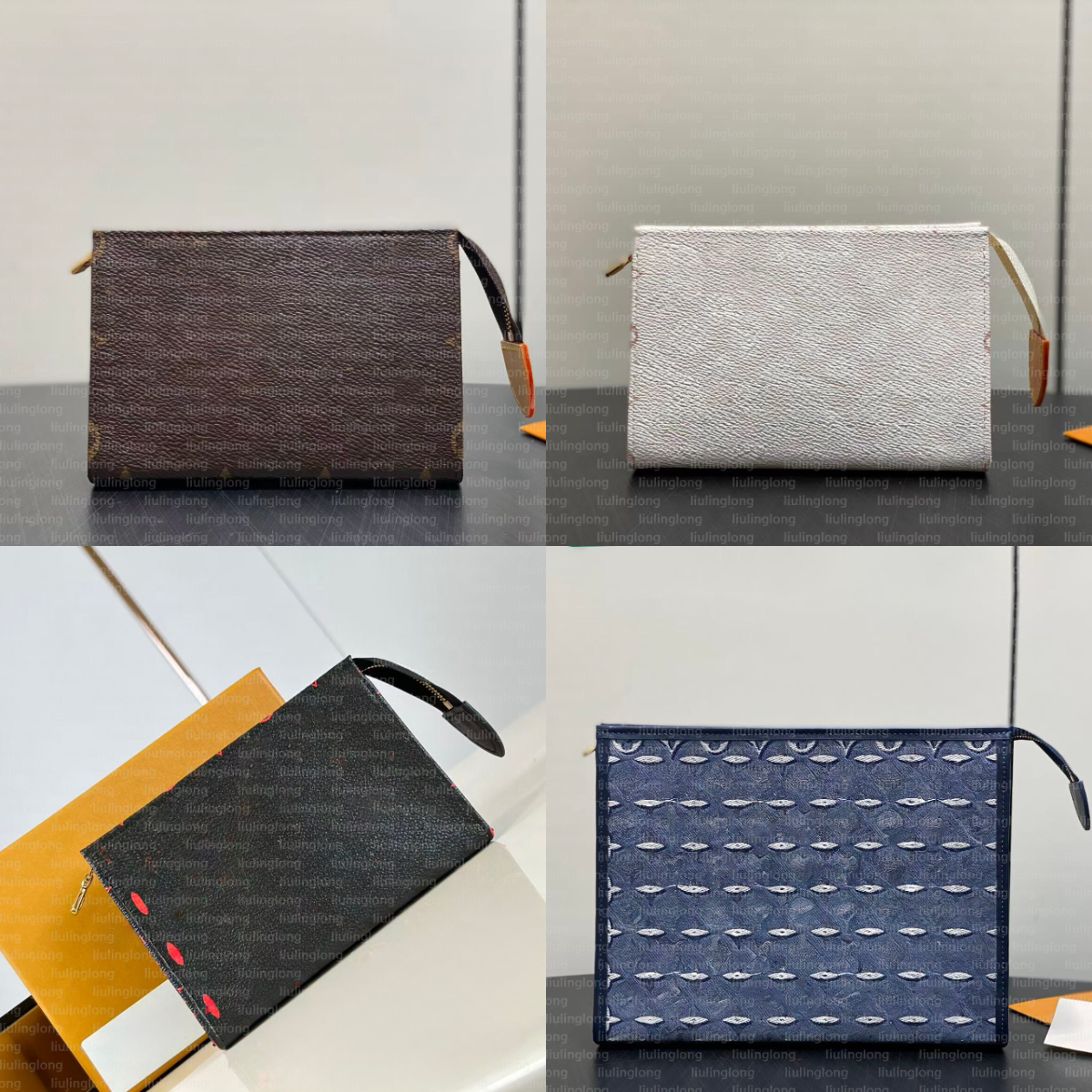 Poche Toilette Bag Designer Small Clutch bag Cosmetic Bag Toiletries Pouch Luxury Small Toiletry Bag Wallet 10A TOP Quality Pouch Purse M29699 M2970