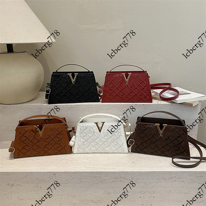 designer Heavy embroidery handbag for women high end fashion versatile LC778 shoulder bag new trendy cross border crossbody bag