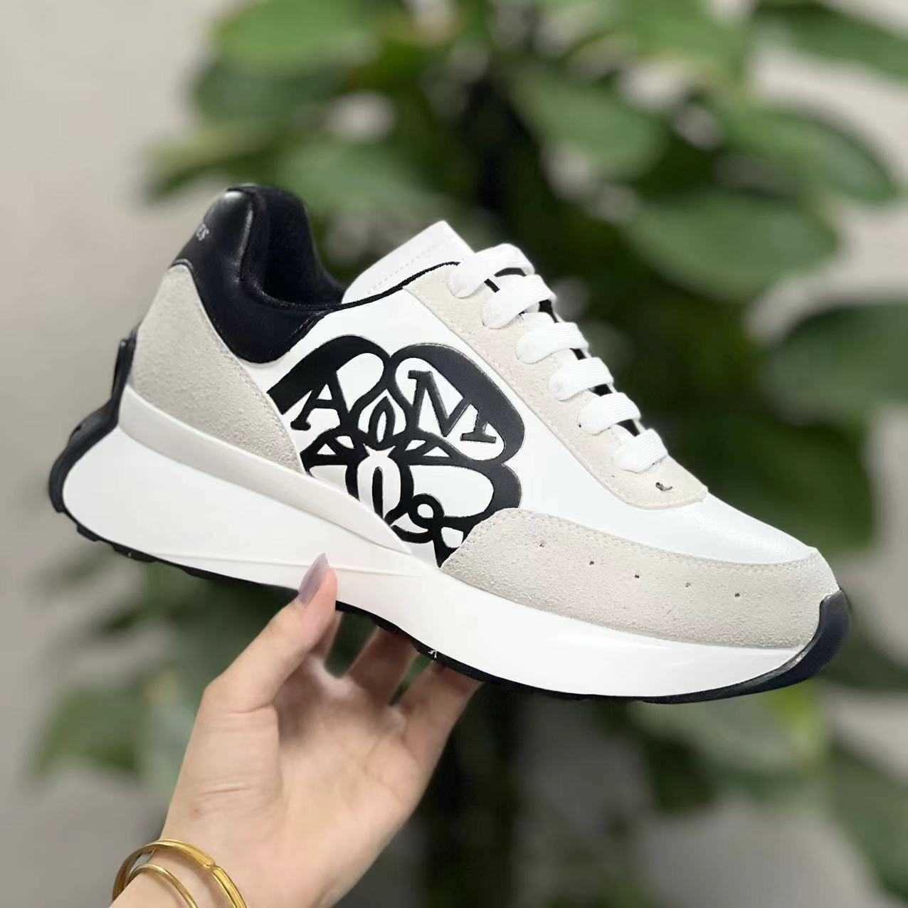 Casual Shoes New Platform Women's Shoes Thick-Soled Height-Increasing Dad Shoes Genuine Leather Casual Sports Women's Shoes