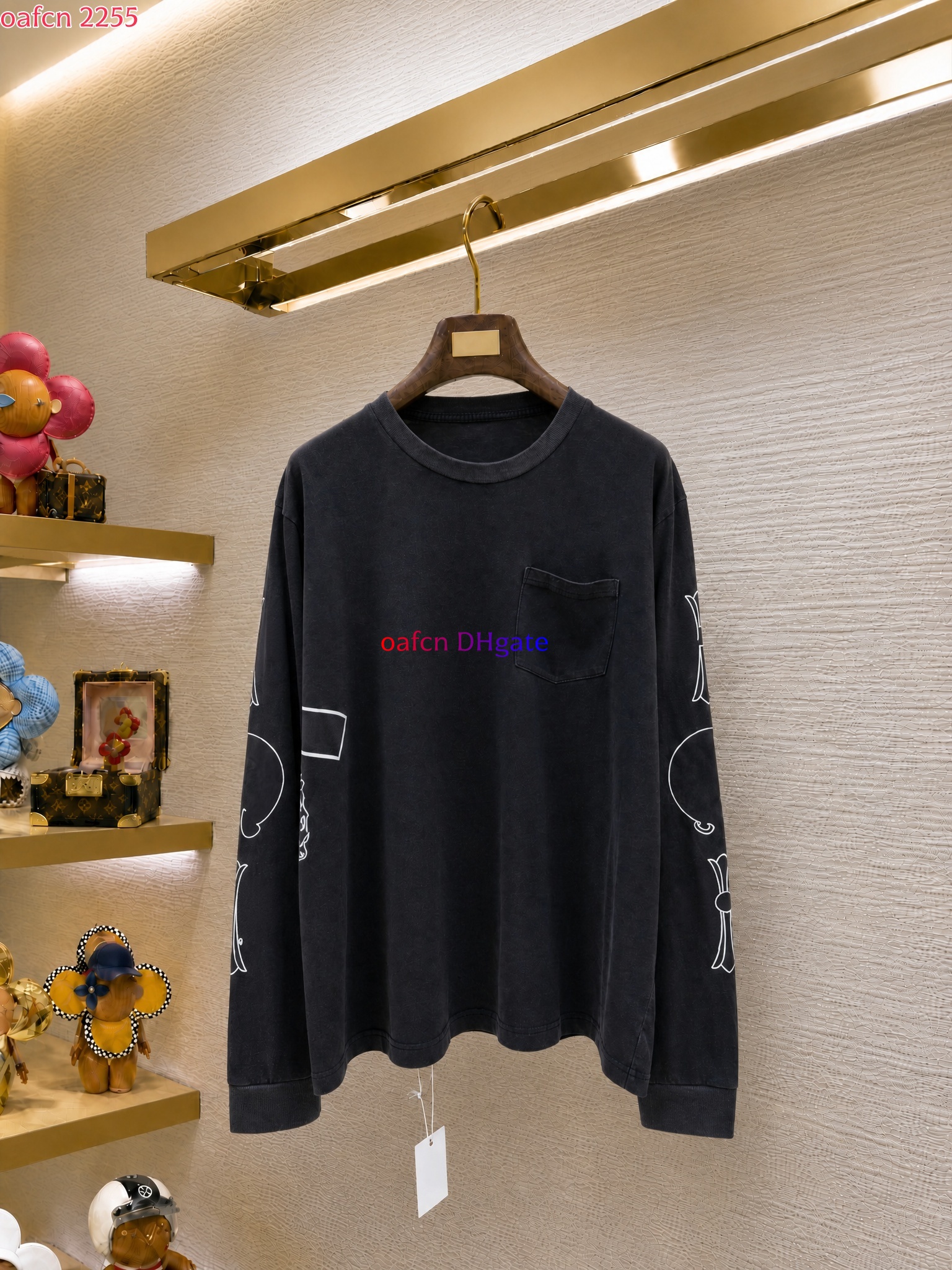 Shirts For Men Designer T Shirt Cotton High Street Styles Breathable Sweatshirt Tops Mens Clothing Soap water limited edition series washed long sle