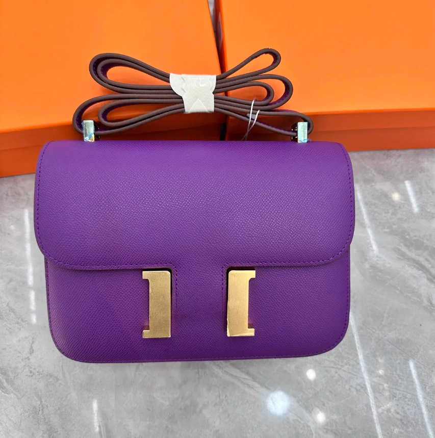 handbags luxury popular Constance small square bag himes versatile crossbody bags genuine leather women's bag large and small clearance