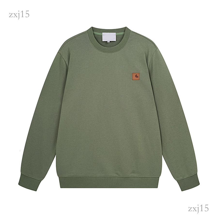 Ccarharttive Sweatshirt Men's Designer Ccarharttive Sweater Daily Round Neck Top Luxury Sportswear Long Sleeved Autumn New Patch Letter Sportsw
