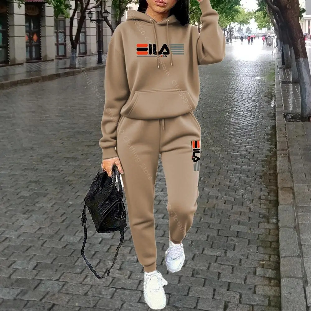 Womens Clothing Autumn Winter Hoodies Pants Fashion High Quality Aesthetic y ner Streetwear Pants Sets for Women 260918
