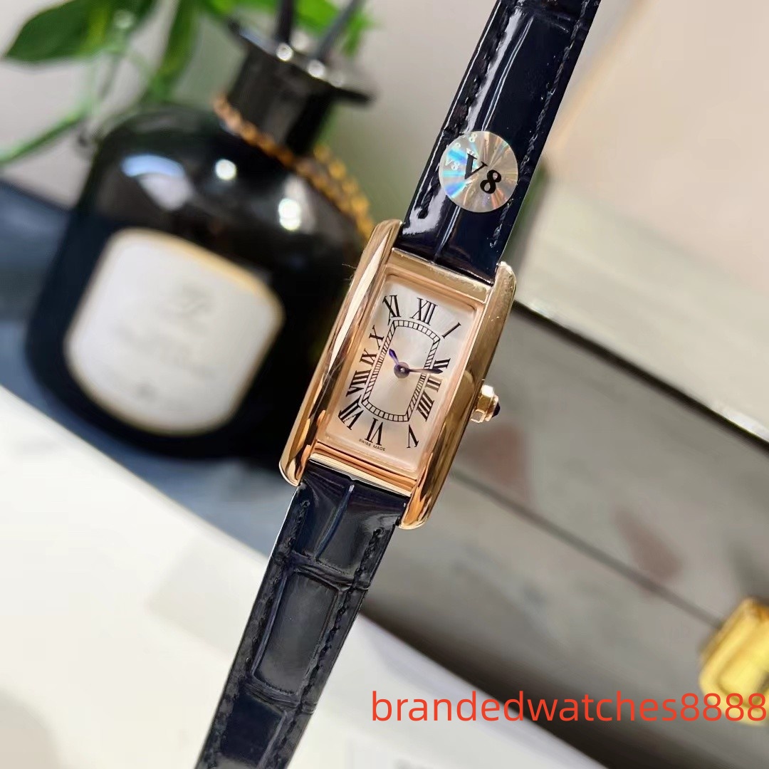 U1 Top AAA Mens Womens Tank watch Americaine Ultra Thin Watches Panthere de G Factory Appearance Modeling Imported Calfskin Sapphire Suitable Montre
