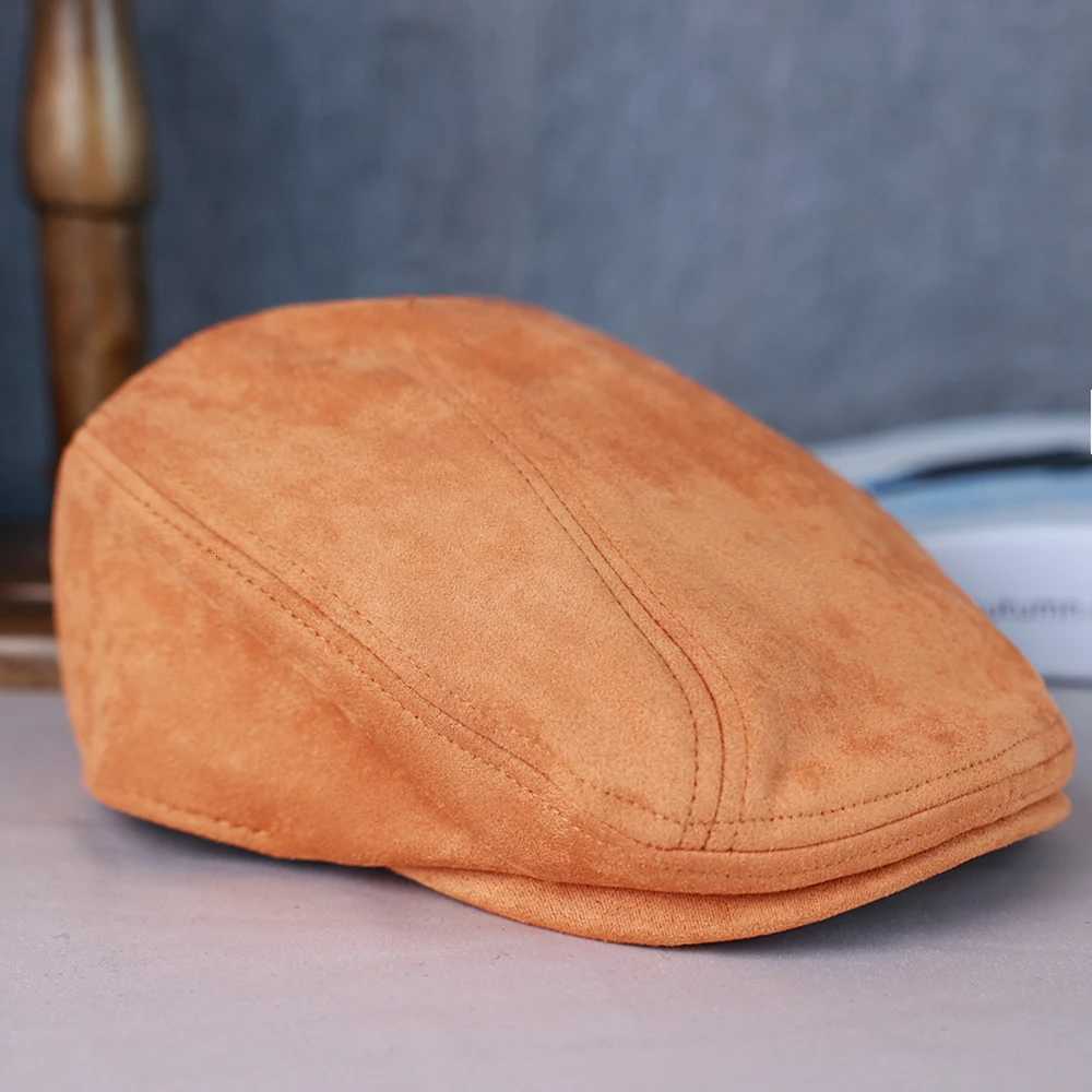 Suede New Berets Berets 2025 Hat For Men Spring Autumn Winter Wind-proof Hats Painter Caps Fashion Retro Women Caps 012 N260919