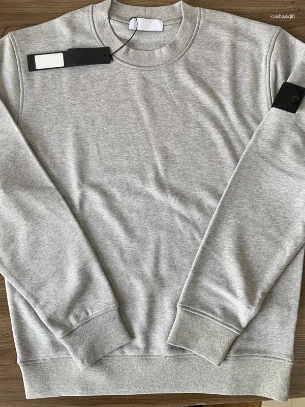 Spring Autumn Men's Round Neck Sweatshirt Casual Minimalist Style Hoodie Sportswear Comfortable Cotton Long Sl...