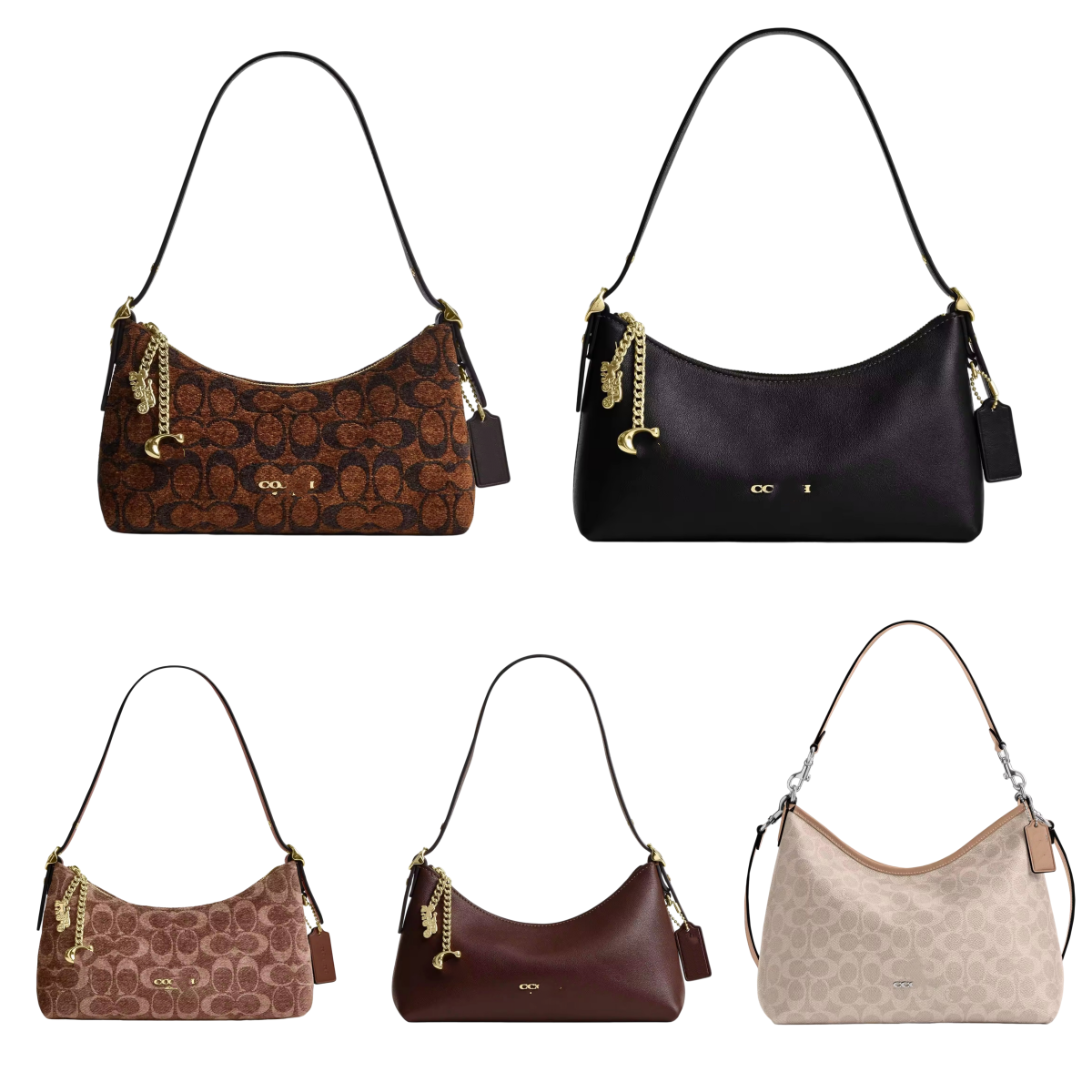 Emeilia Shoulder Bags For Women Luxury Designer Bag Underarm Hobo Laurel 31 Crossbody Fashion Coa Handbag Brown Khaki Letter Simple te19