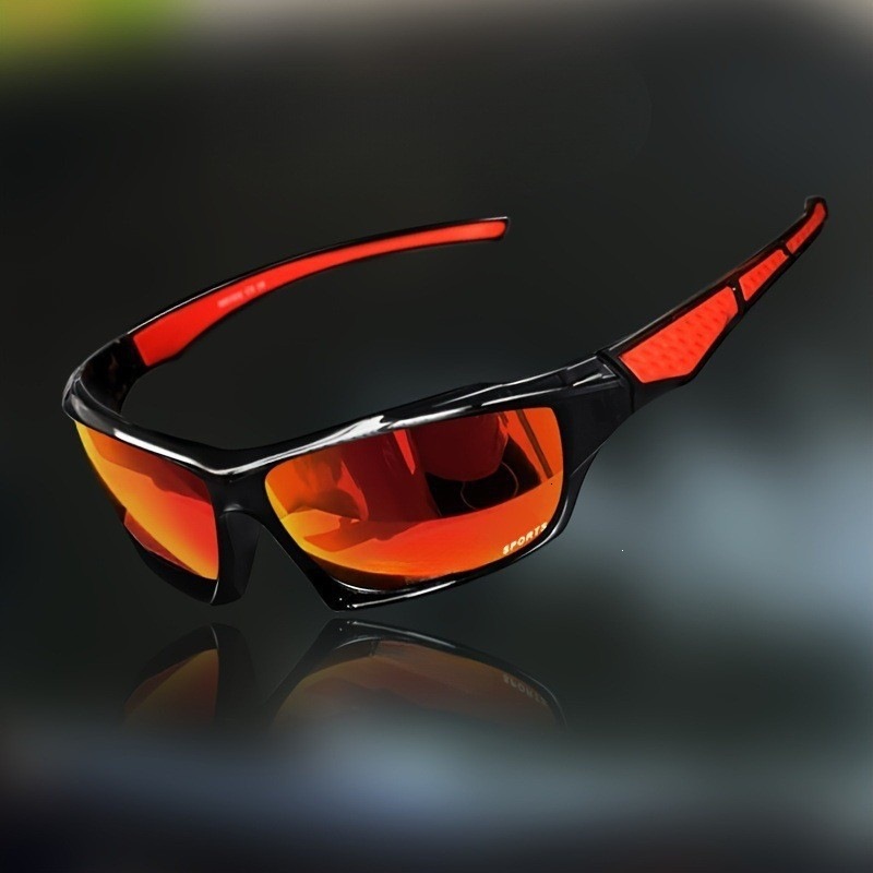 New Men's Fashion Colorful Film Outdoor Night Vision Driver Driving Sunglasses Cycling Sports Glasses Miminail