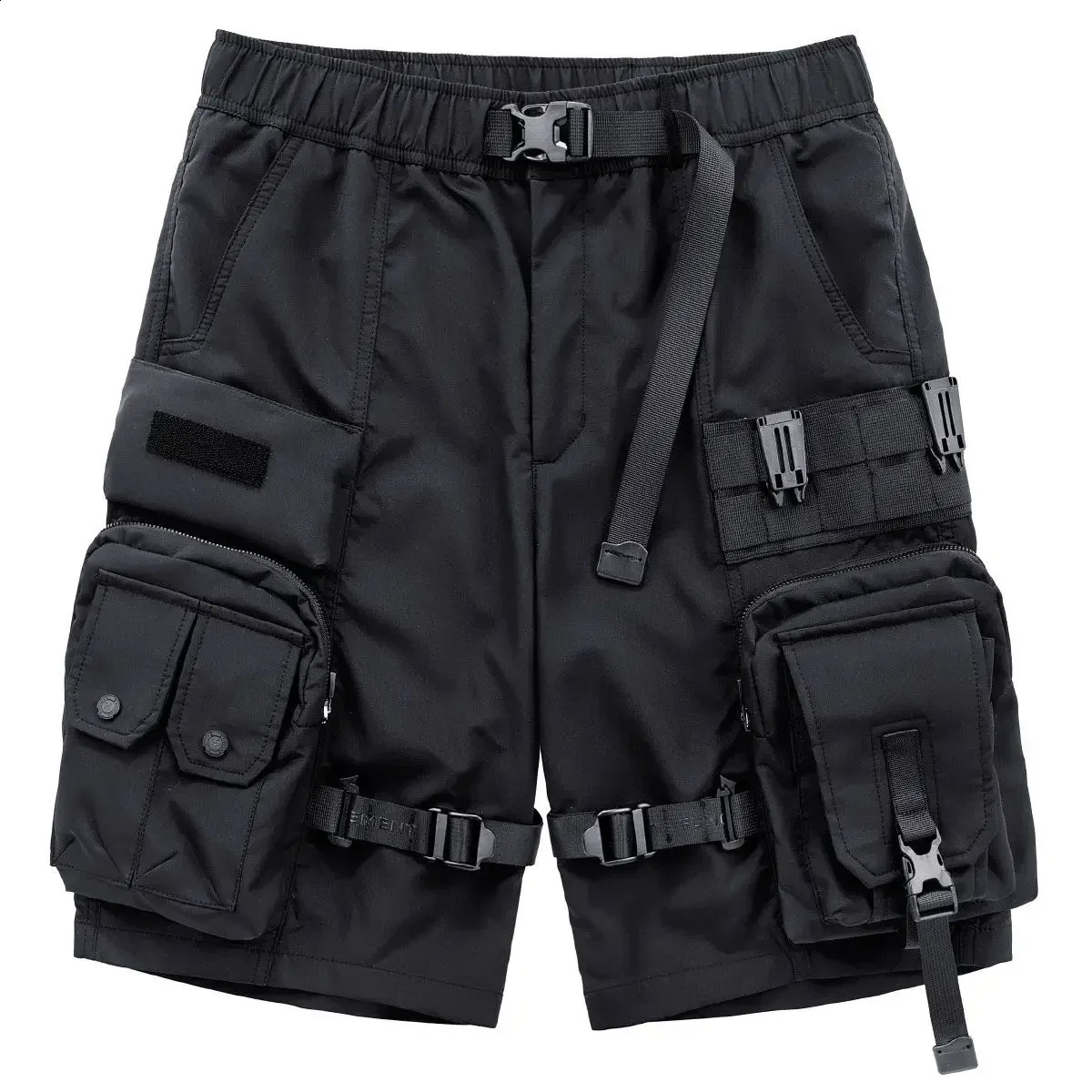 High Street Multi Pocket Cargo Y2k Shorts Men Summer Casual Sports Capris Loose Workwear Pants Sweatpants Clothing 260920