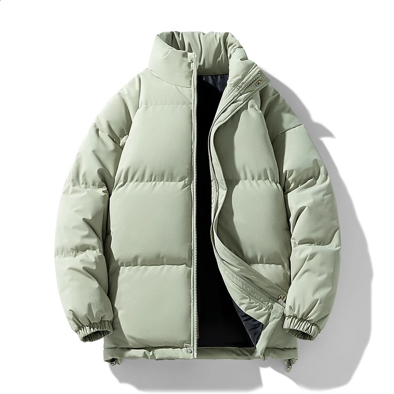 Korean Loose Harajuku Style Couples Cotton Parka Jackets Winter Warm Puffer Jacket Coat Windproof Casual Fashion Outerwear 260920