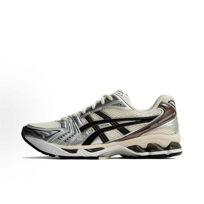 ASICS Gel-Kayano 14 Unisex Low-Top-Freizeitlaufschuhe, Y2K-Ästhetische Outdoor-Funktionelle Retro-Street-Trendige, vielseitige Sneakers Schwarz Weiß