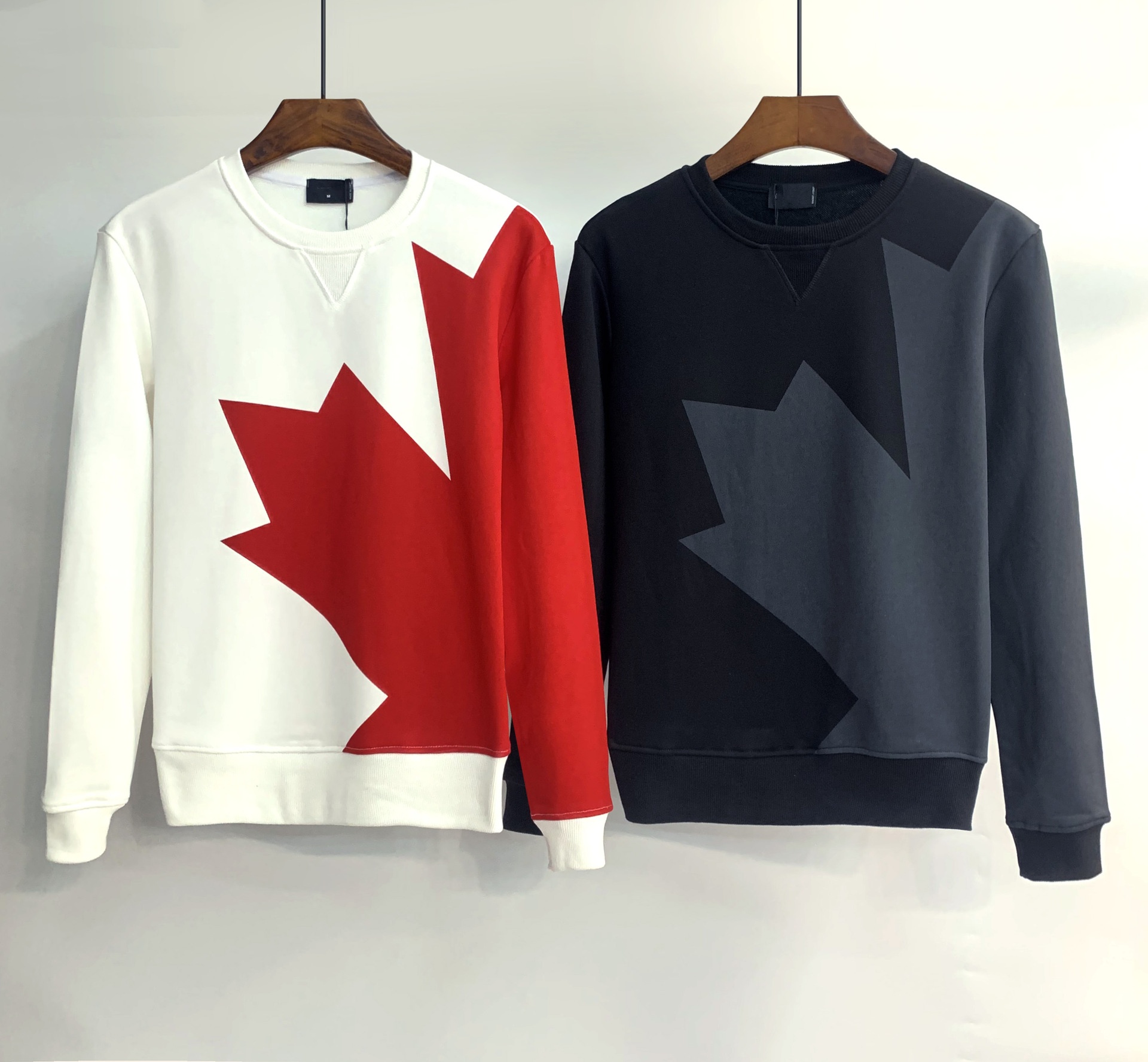 Mens Business Cotton Sweatshirt Letter Prints High Quality Casual Pullover Round Neck Slim Fit Comfort Streetwear