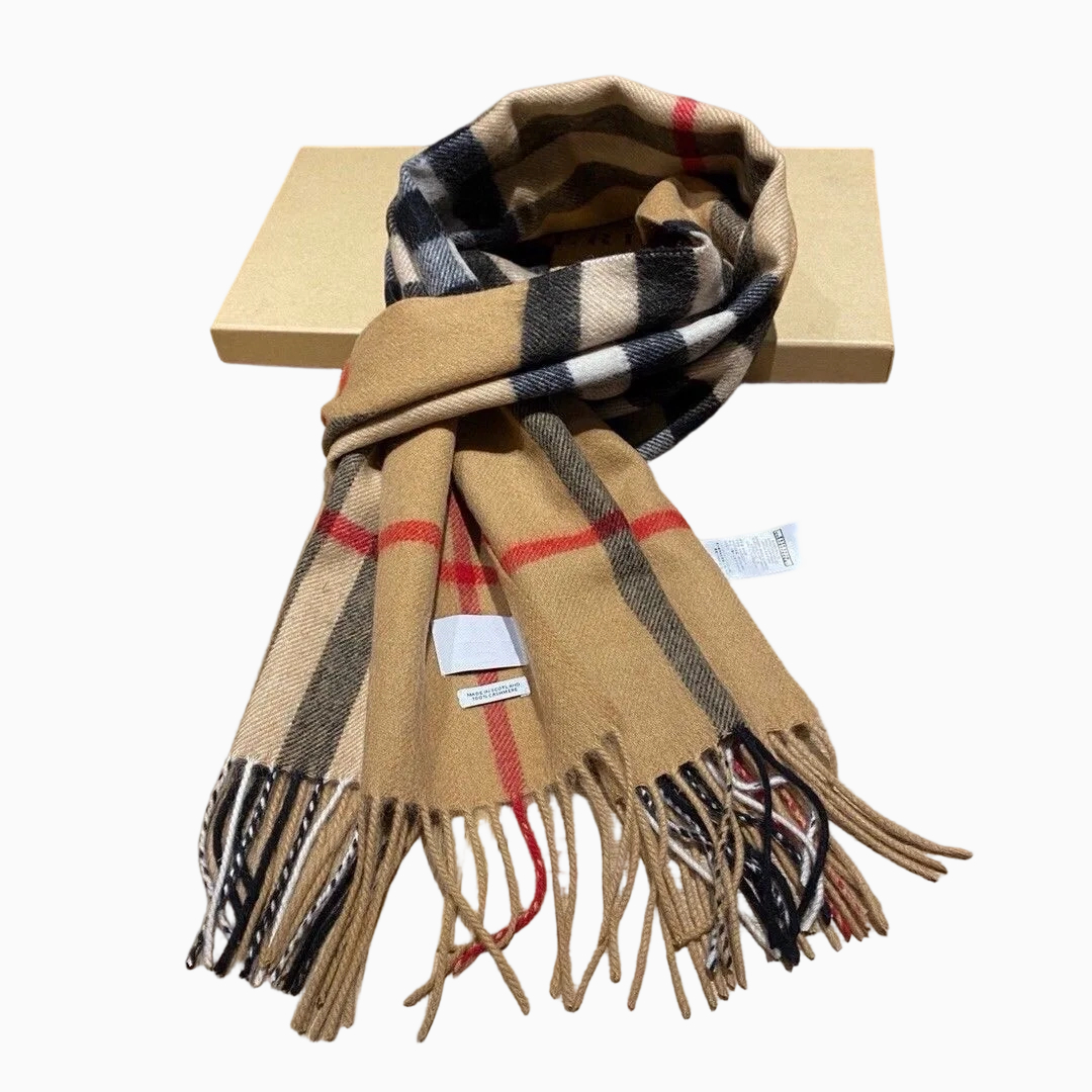 2026 Classic Scarf Plaid Women Man Designer Scarf 100% Cashmere Scarves For Winter Warm Womens and mens Long Wraps Size 180x30cm With Gifts Box