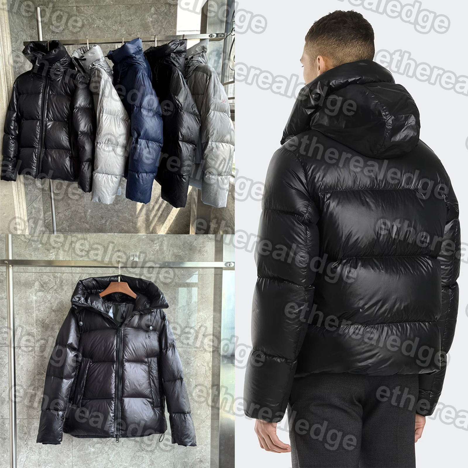 Designer jacket puffer jacket long sleeve Down Coat Pilot Men zip up Outdoor Winter polo jacket Canadian Coats mens tracksuit warm top Down Winte