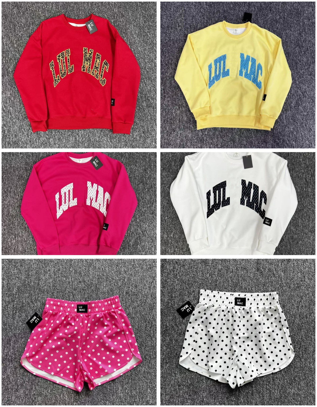 Hoodies designer women loose crew neck hoodie letter polka dot print long sleeve pullover casual set streetwear top letter embroidery casual shorts