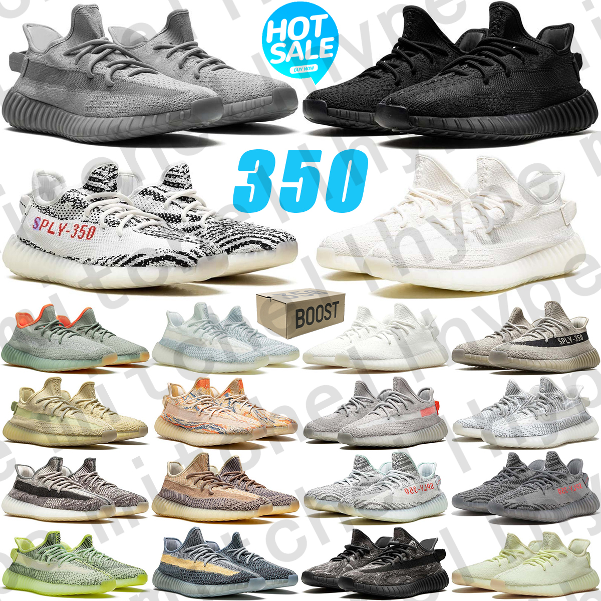 Free Shipping with box Designer yeeszy 350 boost v2 sneakers Running Shoes trainers mens womens chaussure zapatillas Outdoor men women Sports runner