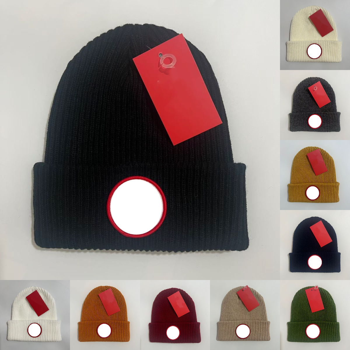Wholesales MOQ = 10Canada Designer Beanie Winter Hat Bonnet Skull Caps Hats For Men And Men Warm Women Knitted Hat Ski Hat Stripes Solid Color Hem S