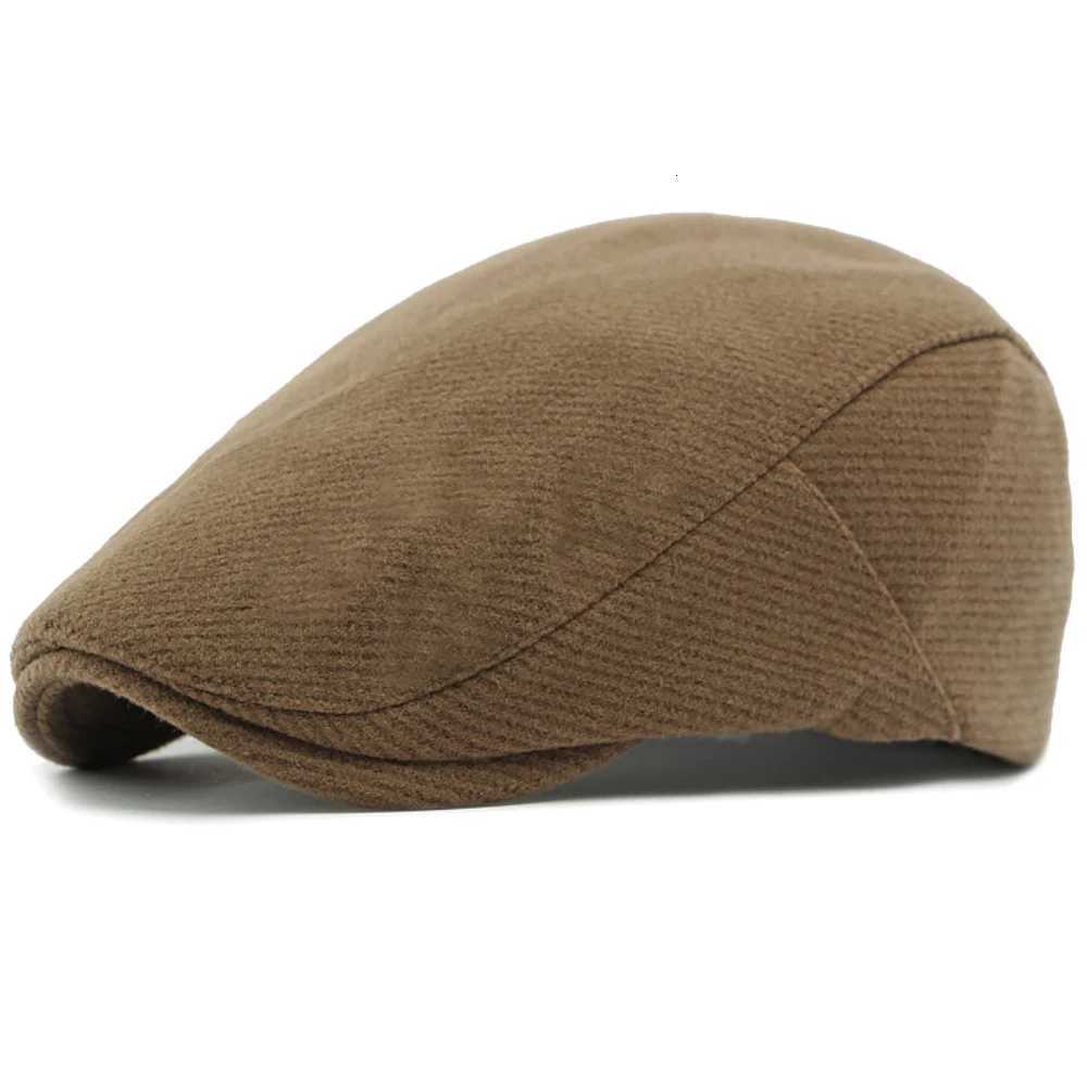 Autumn Berets HT4949 Winter Berets Wool Hats for Men Women Retro Artist Painter Beret Hat Male Female Ivy Flat Cap Adjustable Beret Cap N260919