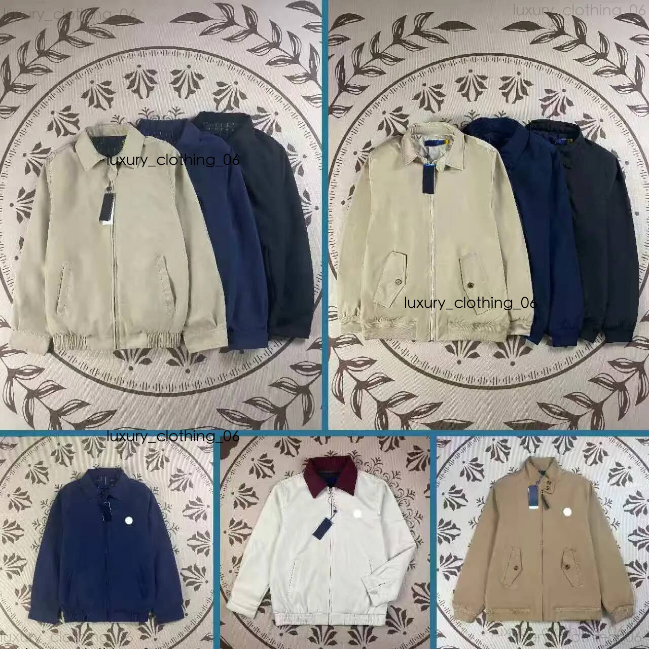 Ralplys Hlauren Jassen Outdoor Casual Ralfloren-jas Nieuwe herfstcollectie Designerjas voor heren Kleine paardborduurjas Klassieke Ralphloren-jassen
