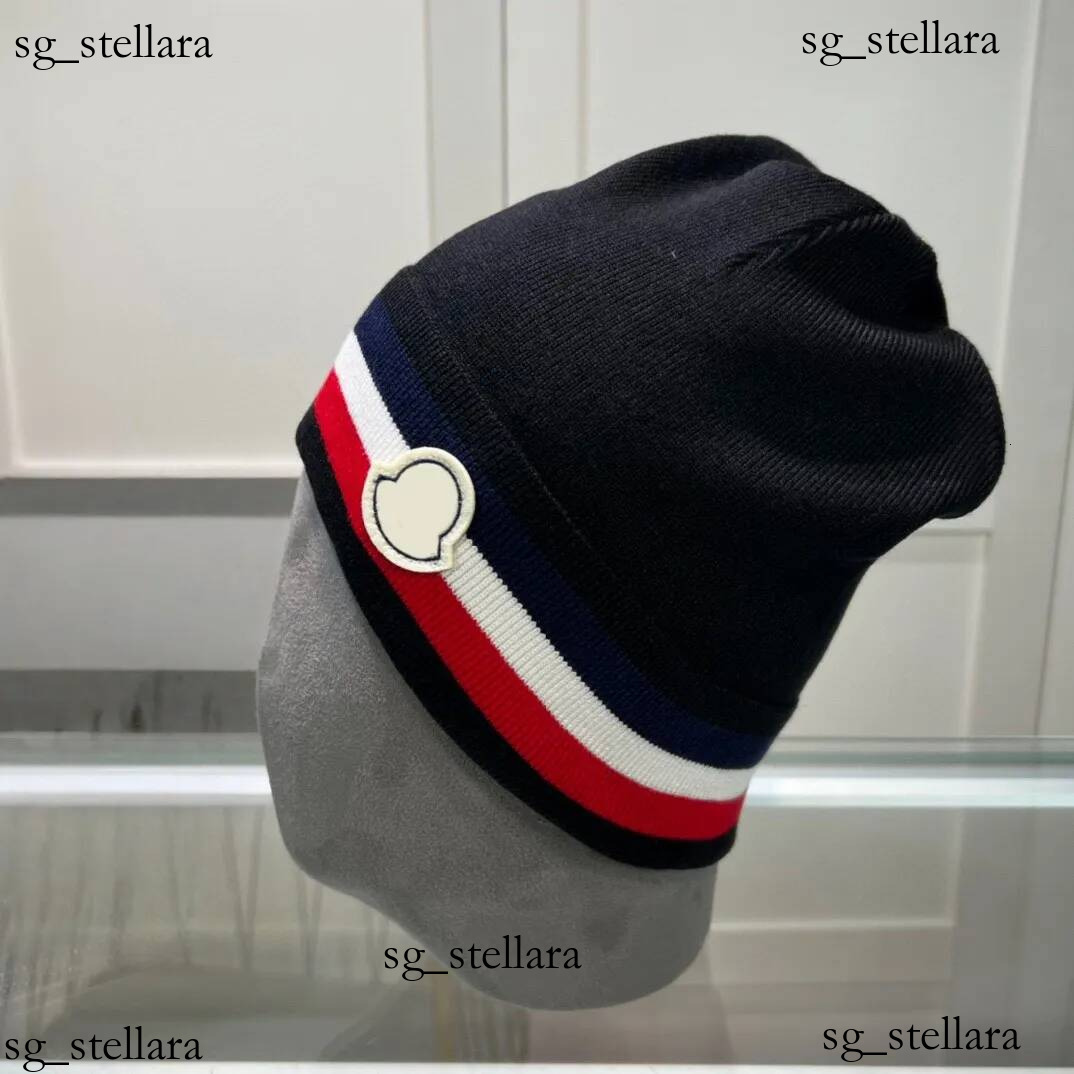 Designer Beaine Men Bonnet Skull Cap Knit Beanies Classic Black Dark Grey Plaid Fall Winter Warm Hat Hot
