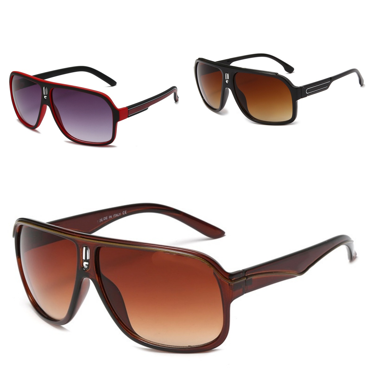 sunglasses men designer Pilot Sunglasses, Trendy Oversized Outdoor Driving Sunglasses, UV400 Protection Fashion Shades for Men Women