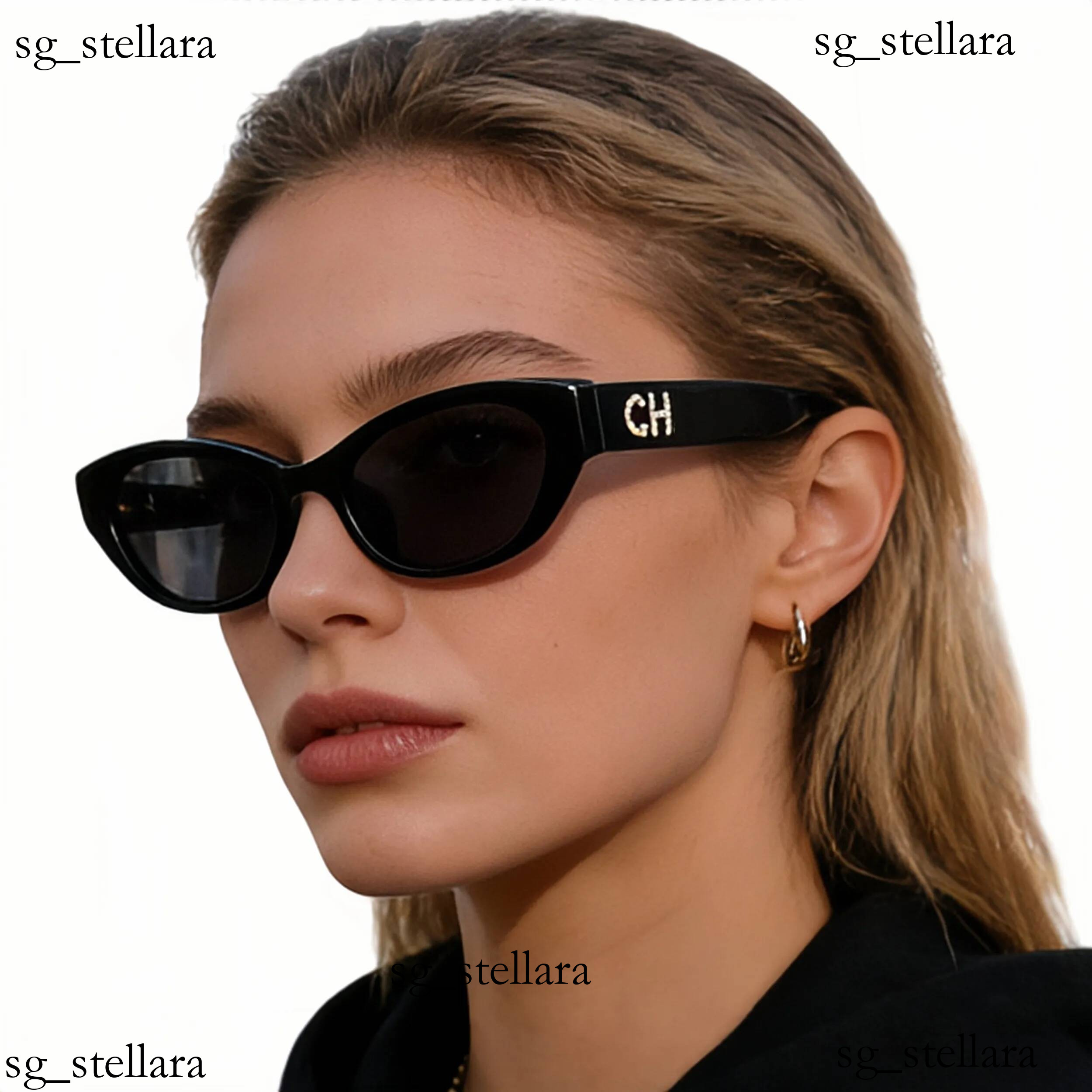 2026 Nouveaux lunettes de soleil de designer Femmes Tendance Cat Eye Courbe Surface Verres Verres Brillant Hommes Femmes Lunettes de soleil de lu