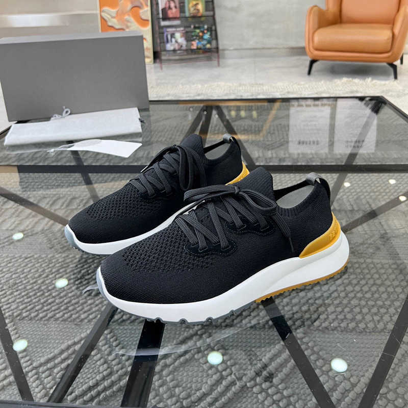 Casual Shoes Aiguwa men's sports casual shoes feature full cotton knitted upper comfortable design wear-resistant rubber sole and durability