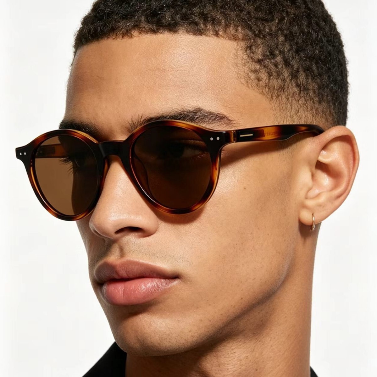 New Polarized For Men And Women, Round Frame Sunglasses, UV Protection Driving Sunglasses