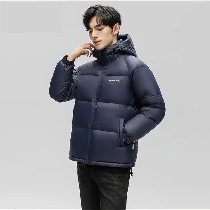 High End Thick Casual Fashion Men Down Jacket Winter Warm Hooded ner Parkas Windbreaker Puffer Feather Coats 260920