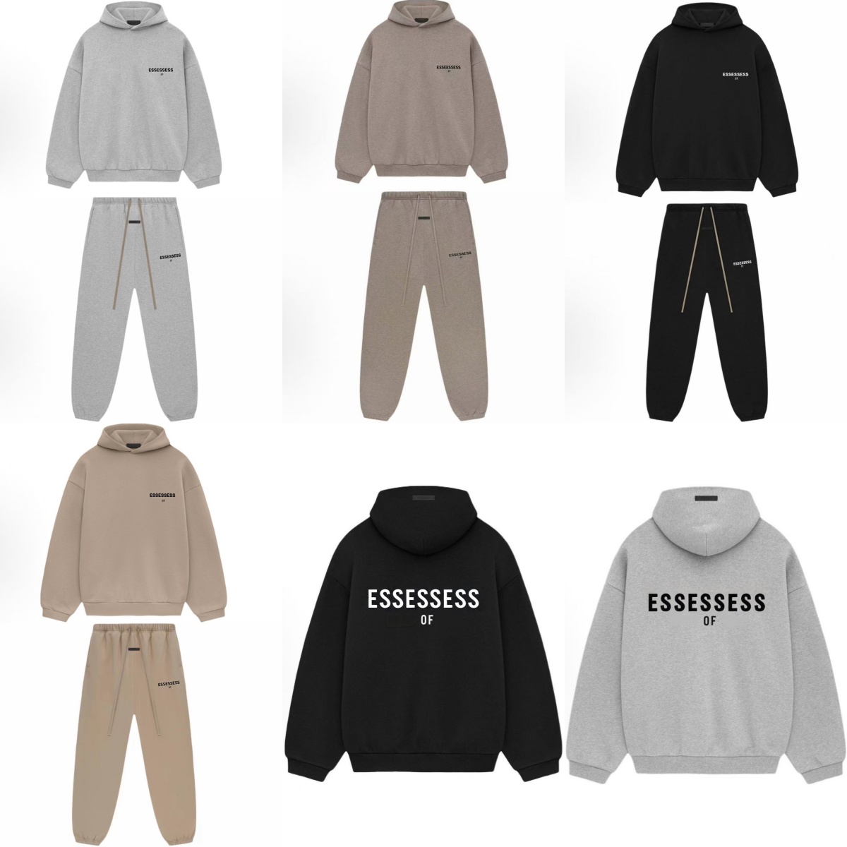 Sweat-shirt à capuche et pantalon de Sport pour homme et femme, ensemble de survêtement décontracté en coton épais avec lettres imprimées