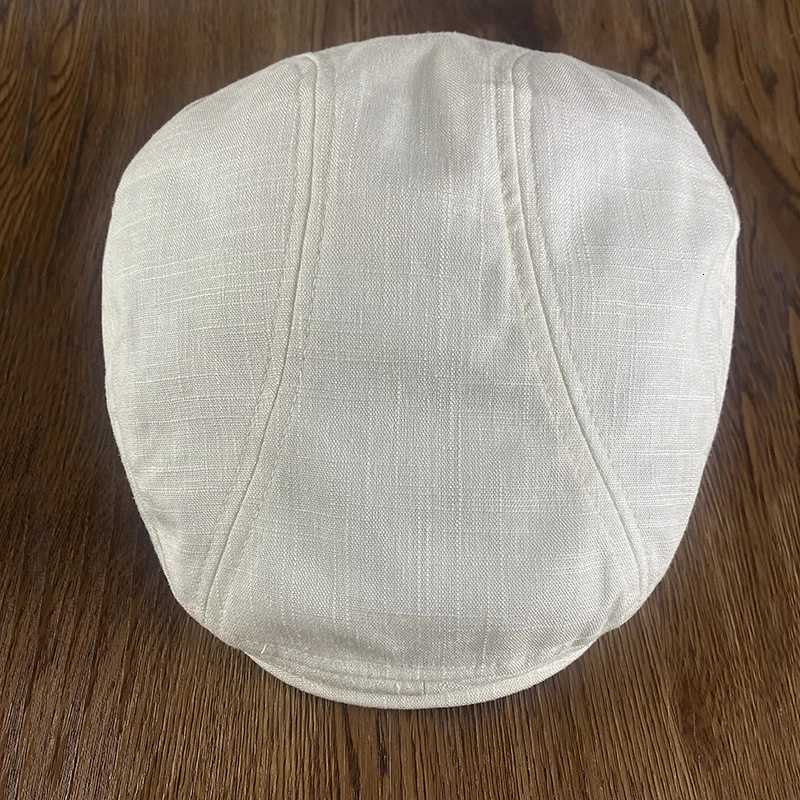 Breathable Berets Spring Men's Flax Berets Summer Retro Newsboy Caps Women Men Blue Ivy Cap Peaked Painter Caps Driver Flat Cap NZ289 N260919