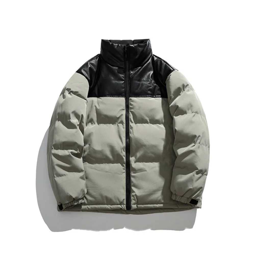 Men's Jackets 2025 autumn and winter new style stitched contrasting color cotton coat comfortable and warm men's jacket X260919