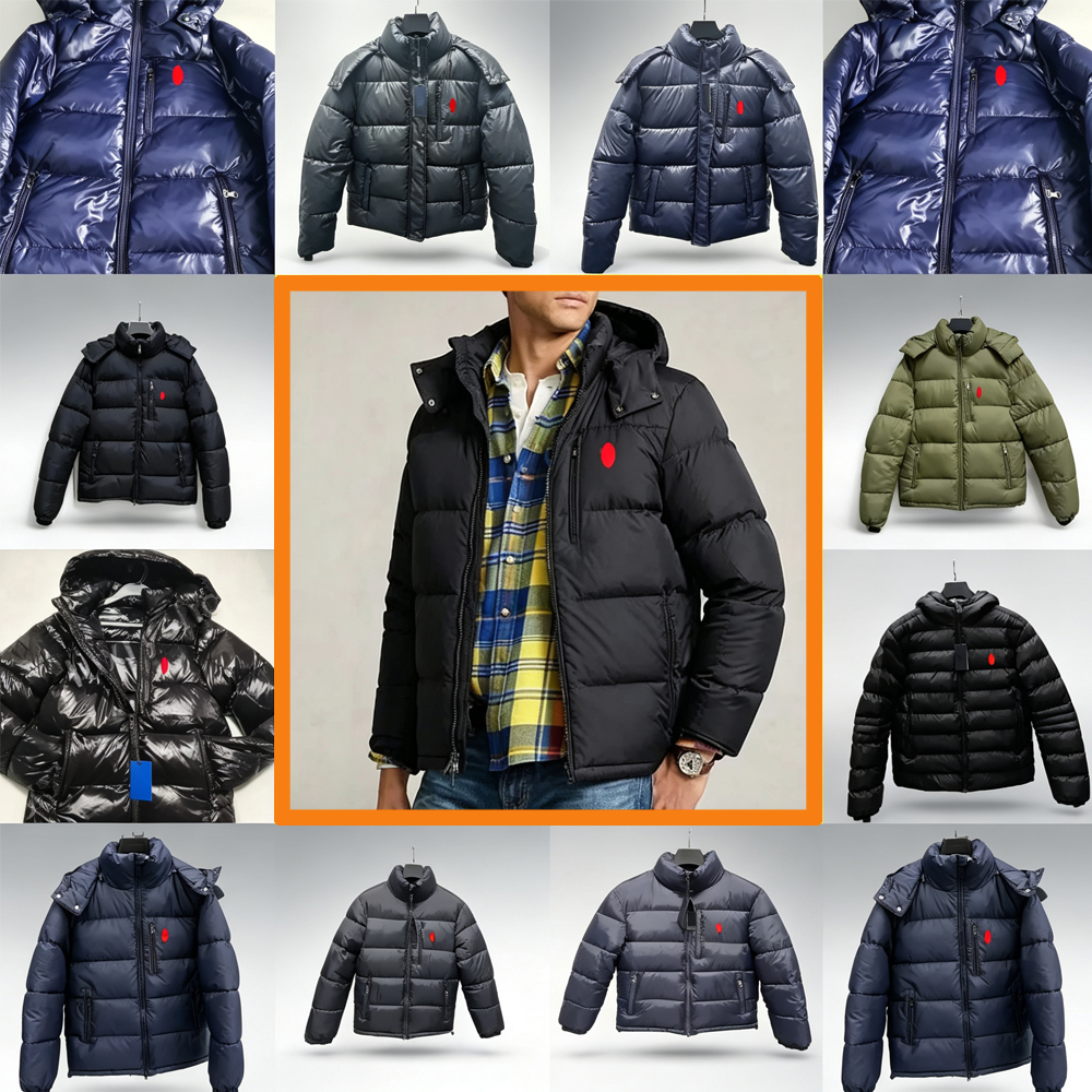 puffer jacket men and women designer polo puffer jacket winter jacket mens women coats men's warm down jacket hooded thickened fashion jacket e