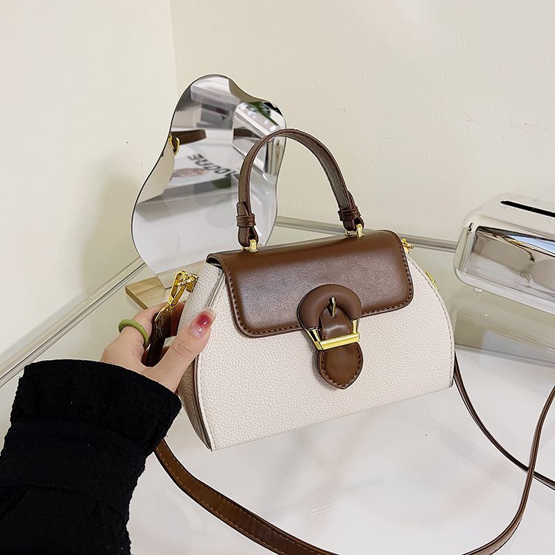 2026 New Fashionable and Simple Handheld Small Square Versatile Shoulder Bag, High-end Niche Trendy Crossbody Shell Bag