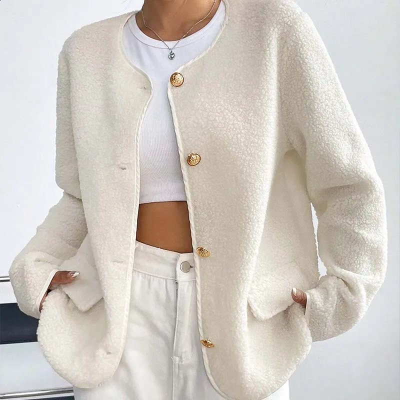 Solid Casual Loose Jacket Coats For Women 2026 Winter Vintage Womens Jackets Overcoat Autumn Female Coat Outerwears Tops 260920