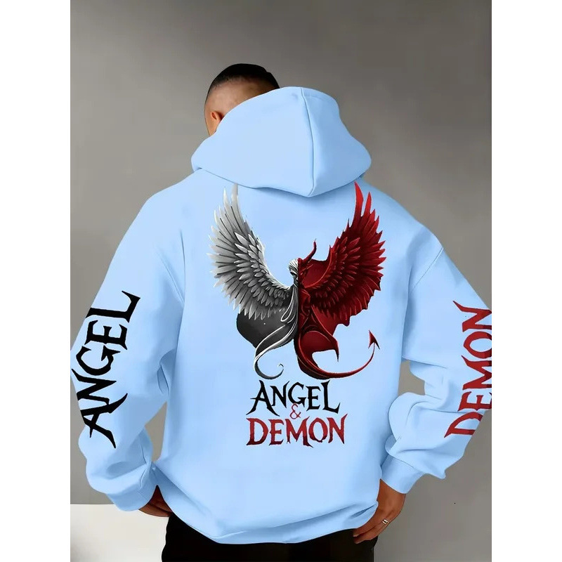 Versatile High Street Unisex Pullover Hoodie Loose Fit Trendy Sweatshirt Autumn Winter Bulk Sale