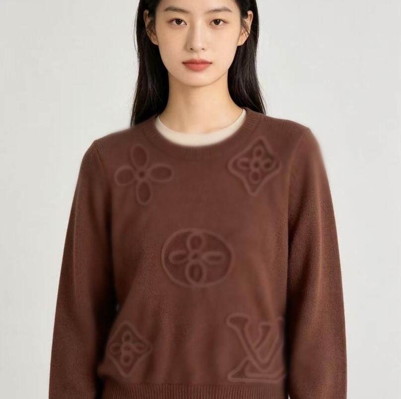 Women's Sweaters High Quality Runway Designer Cat Print Knitted Sweaters Pullovers Harajuku Sweet Jumper