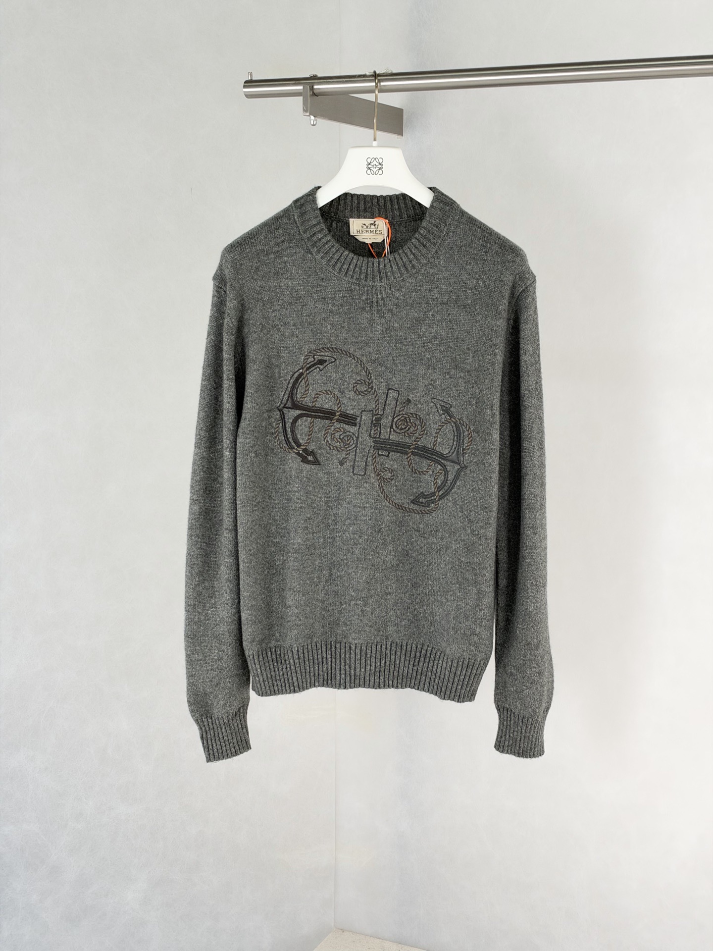Men's Plus Size Sweaters hoodies in autumn / winter 2026acquard knitting machine e Custom jnlarged detail crew neck cotton hS35435
