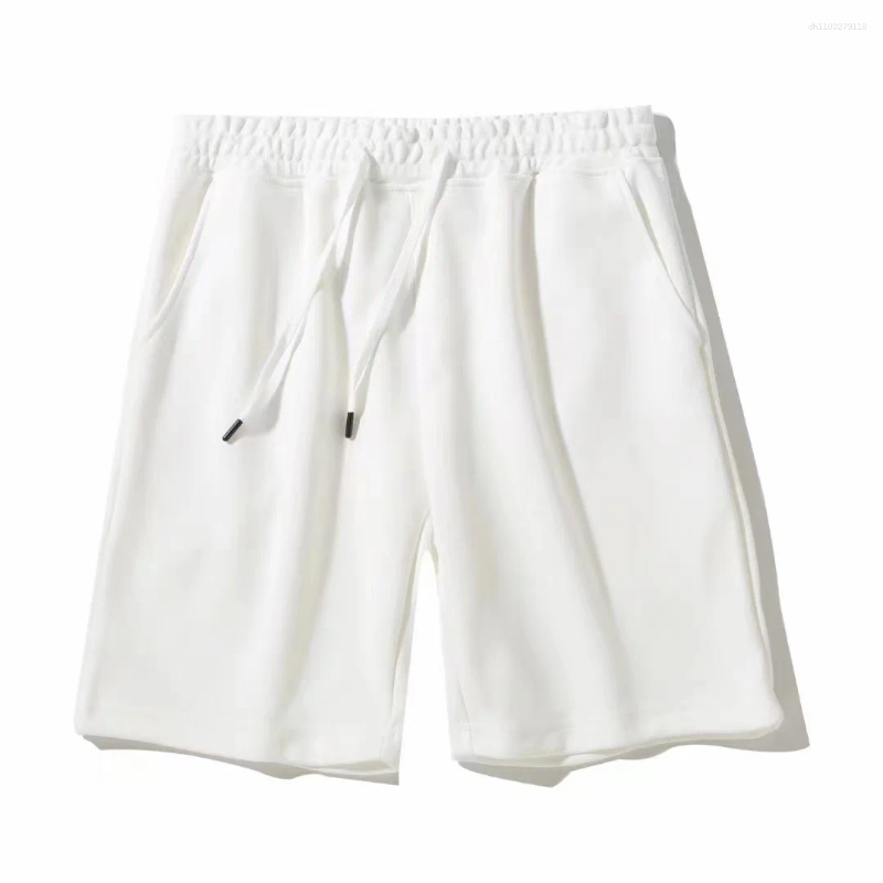 Men's Cotton Summer Running Shorts For Men Casual Jogging Sport Short Pants Solid Color Drawstring Loose Dry Gym Sports