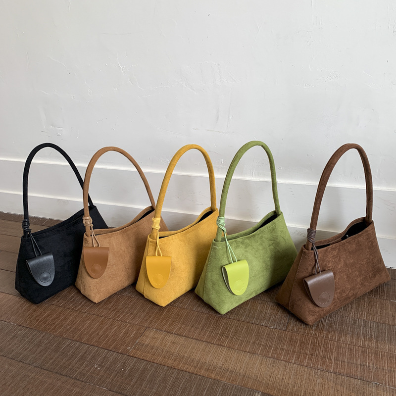 Korean Style Ins Niche Design Underarm Simple Trendy Bags Single Shoulder Matte Fashion Mother-Daughter Bag Versatile hxdnice_shop Handbag