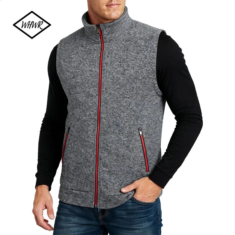 Mens Zipper Sleeveless Vest Coats Outdoor Warm Casual Sweatshirts Mens Breathable Cycling Work Jackets Hiking Streetwear Tank 260920