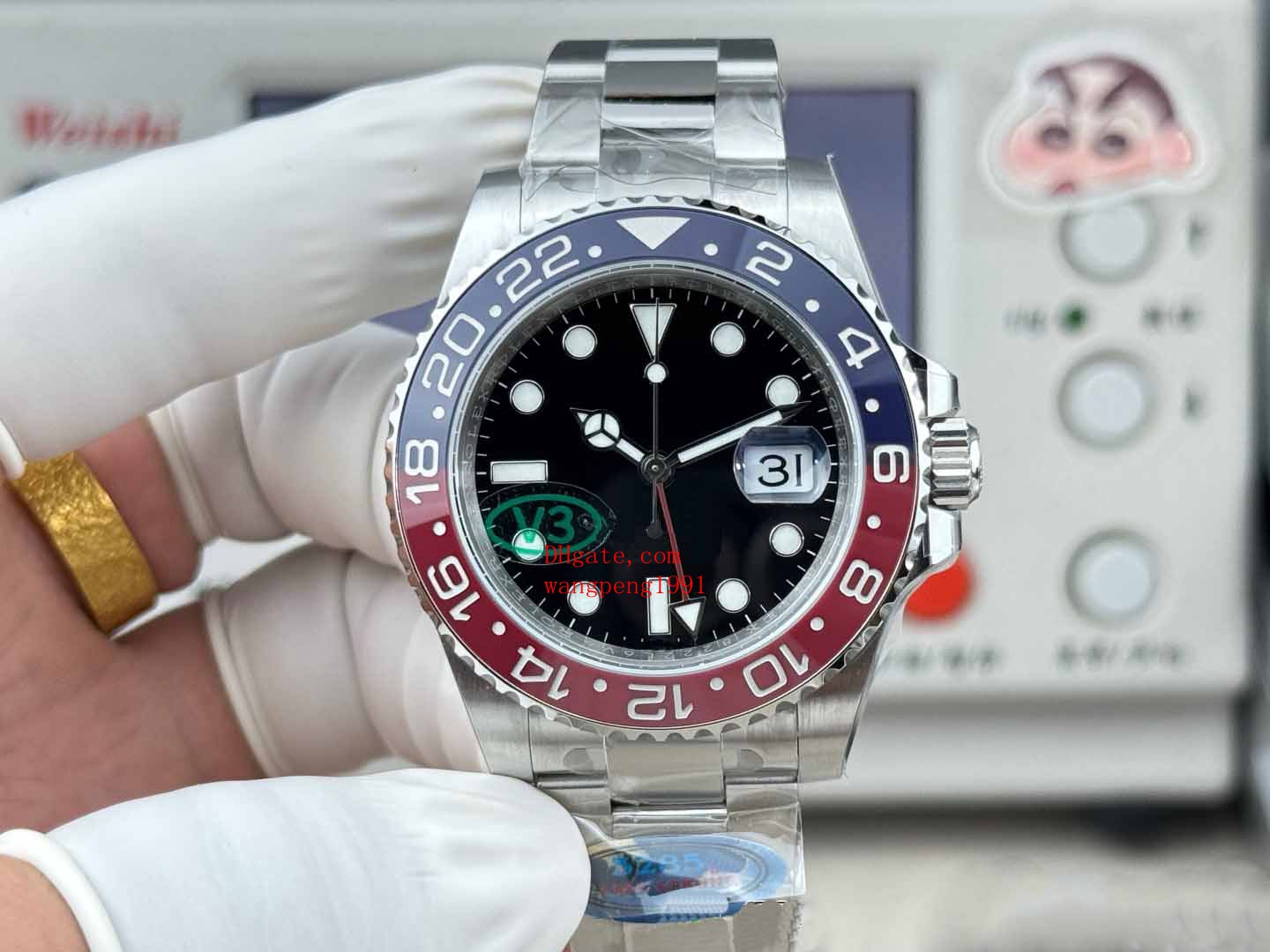 FC Factory Super Quality Watches 40mm Pepsi-Cola black dial m126710 m126710blro Sapphire luminous Cla.3285 movement Mechanical automatic men's