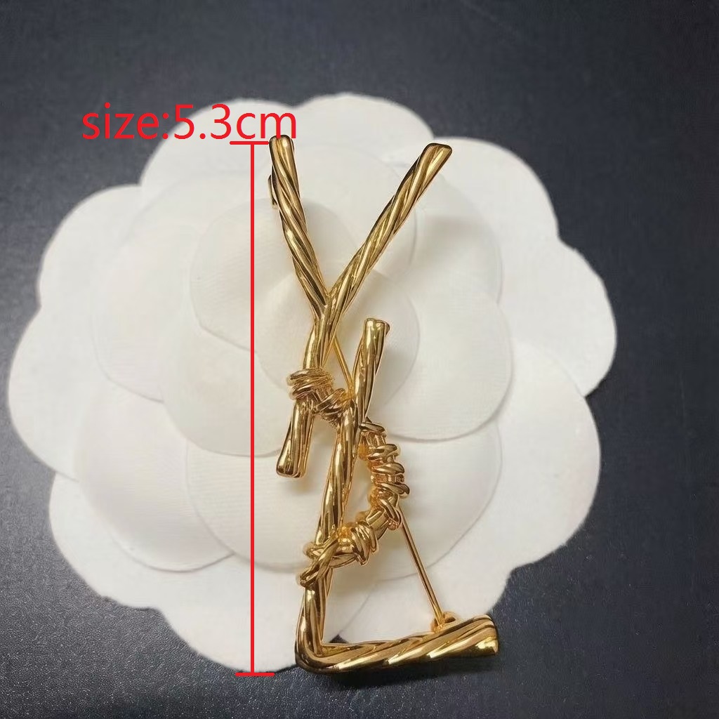 Mode Hommes Femmes Designer Broches Cuivre Broches Broche Parfait Designer Bijoux Accessoire pour Costumes et Robes avec Boîte D'origine