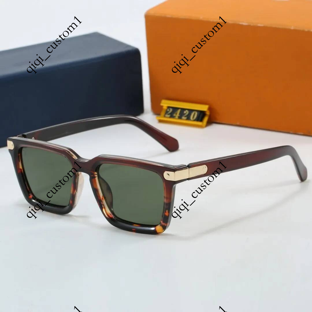 Designer Luxury Brand Retro Oversized Square Polarized Sunglasses for Women Men Vintage Shades UV400 Classic Large Metal Plank Sun Glasses