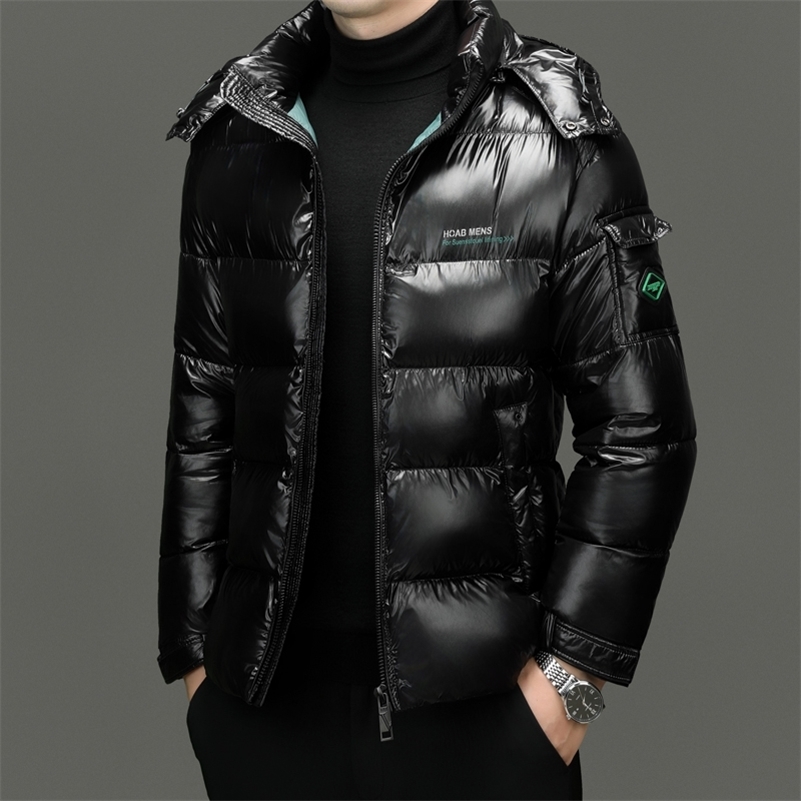 2026 Arrival Winter Hooded Jacket Sill-like Cotton Jackets Men Mens Fashion Thicken Warm Parkas Waterproof Winter Coat Male260918ww