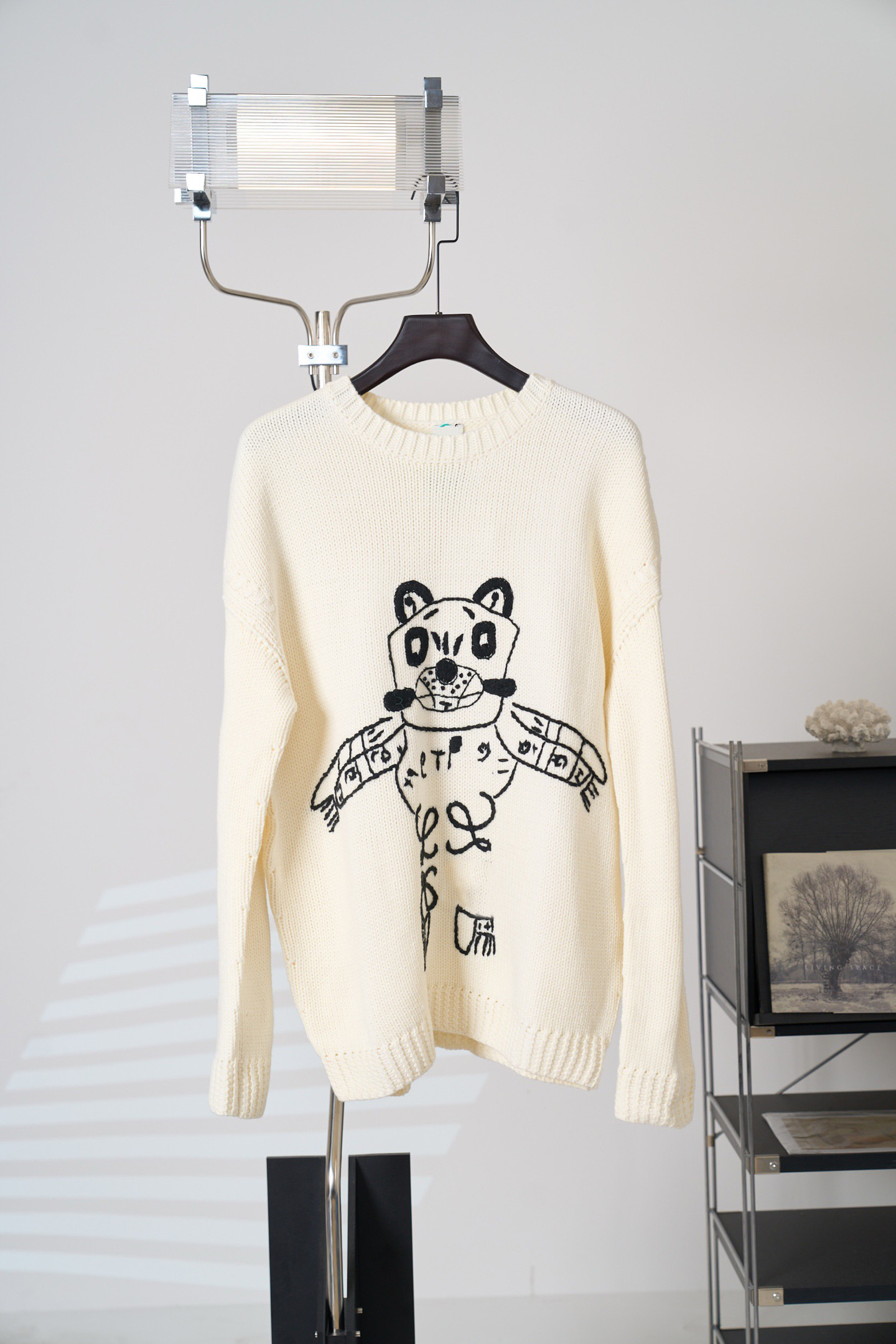 Men's Plus Size Sweaters in autumn / winter acquard knitting machine e Custom jnlarged detail crew neck cotton 43f434f5