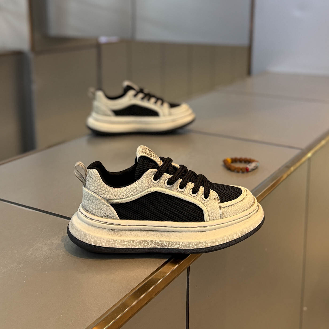 Men's daily trendy styles, popular men's low-top Designer shoes shoes, thick-soled, Casual shoes 2026 spring new casual retro